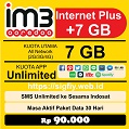 Paket Internet Indosat Gift (paket lama hrs Unreg) - 7GB + Unlimited YouTube + AppOn & SMS sesama 24Jam 30hr Paket Internet Indosat Gift (paket lama hrs Unreg) - 7GB + Unlimited YouTube + AppOn & SMS sesama 24Jam 30hr