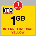 Paket Internet Indosat Yellow - 1Gb 24Jam 1Hari Paket Internet Indosat Yellow - 1Gb 24Jam 1Hari