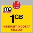 Paket Internet Indosat Yellow - 1Gb 24Jam 15Hari Paket Internet Indosat Yellow - 1Gb 24Jam 15Hari