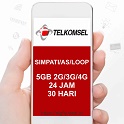 Paket Internet Telkomsel Data FullMax - 5GB All Jaringan 24jam 30Hr Paket Internet Telkomsel Data FullMax - 5GB All Jaringan 24jam 30Hr