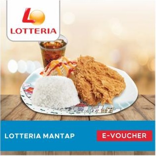Voucher Makanan LOTTERIA - VOUCHER LOTTERIA MANTAB